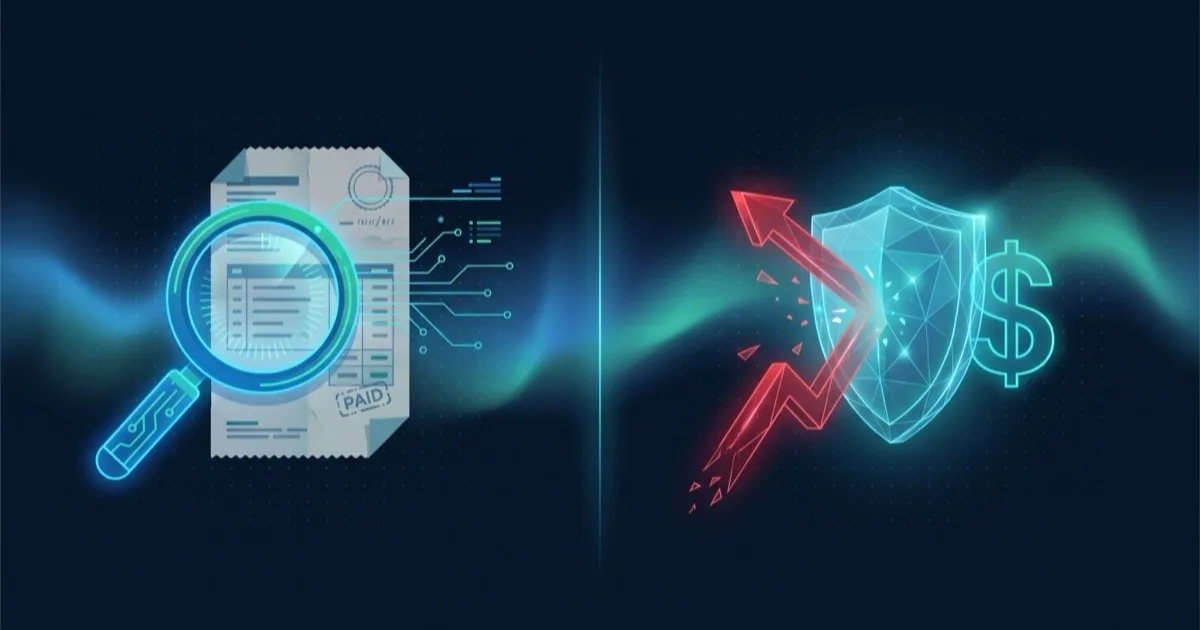 Illustration contrasting reactive AWS cost investigation with proactive prevention before the bill arrives